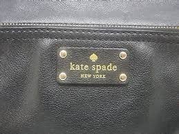 fake kate spade leather label